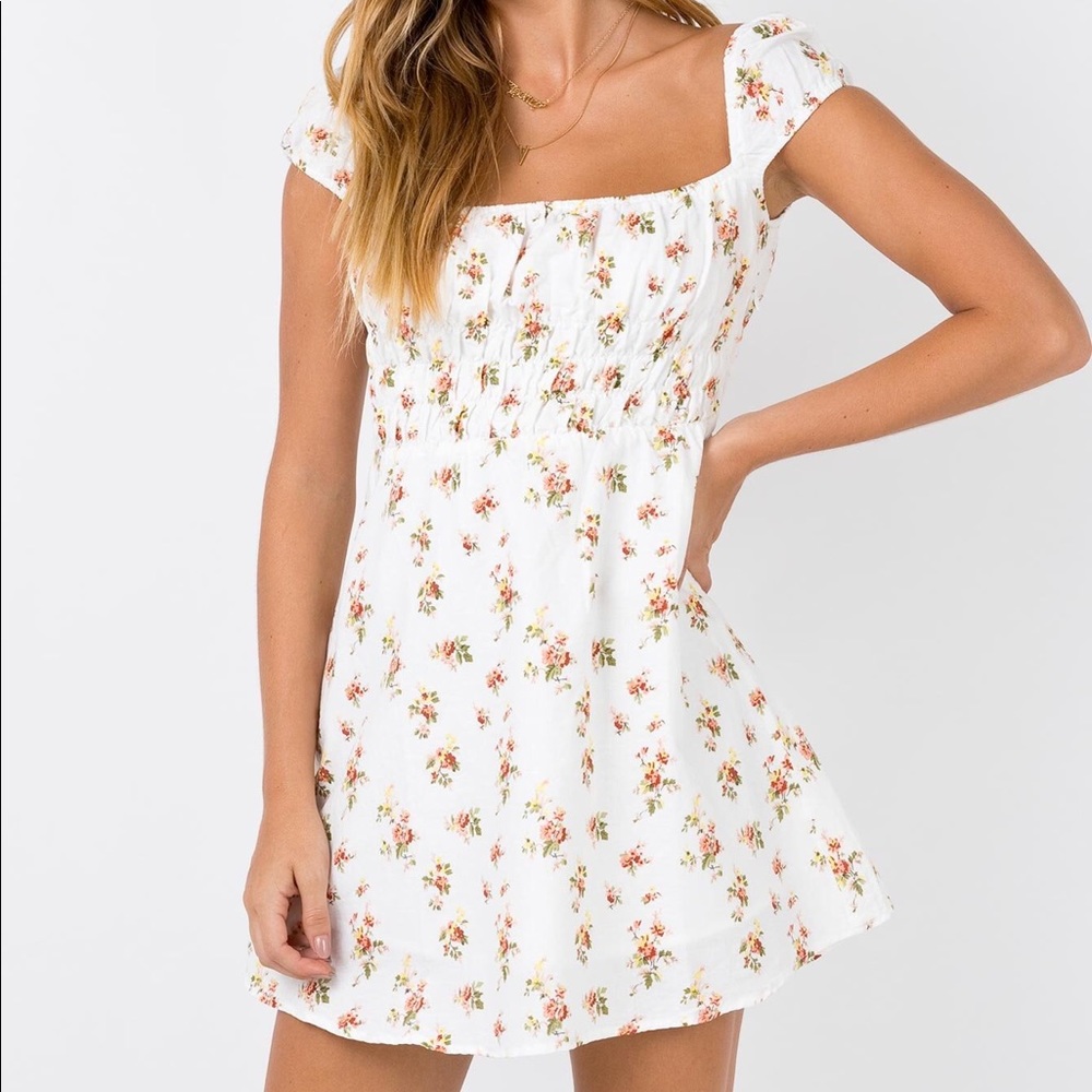 Floral mini dress